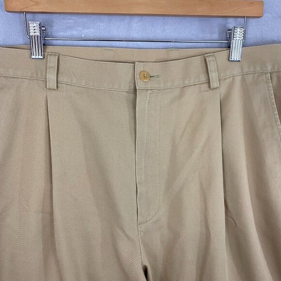 Callaway Golf X Series Pleated Front Chino Pants Size 38 Beige / Tan (39x32) - Picture 10 of 16